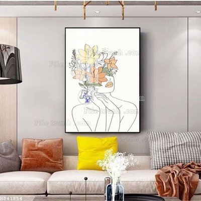 File gốc File bộ tranh treo hiện đại HD41854 (in 3D) nghệ thuật