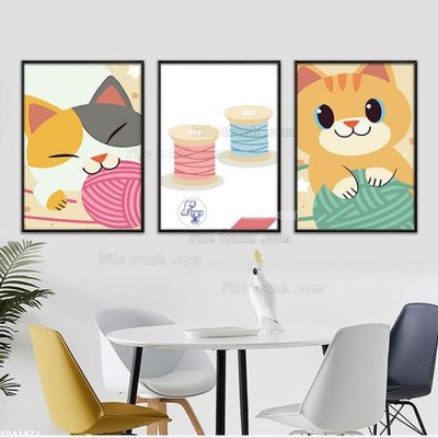 Ảnh mô tả file gốc in mica File bộ tranh treo hiện đại HD41871