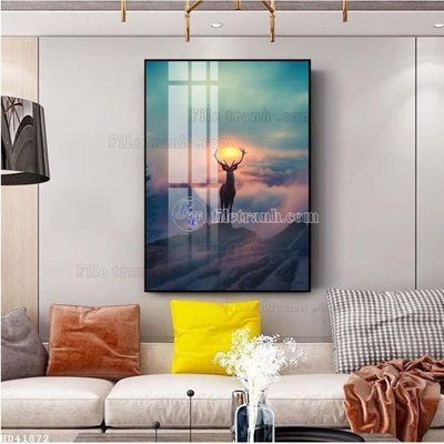 File tranh File bộ tranh treo hiện đại HD41872 (gốc) chủ đề trừu tượng