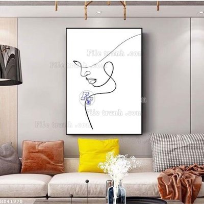 File tranh File bộ tranh treo hiện đại HD41970 (gốc) chủ đề trừu tượng