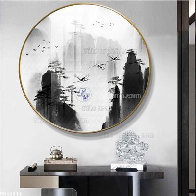 Download file gốc File bộ tranh treo hiện đại HD42014 (in lụa) nghệ thuật