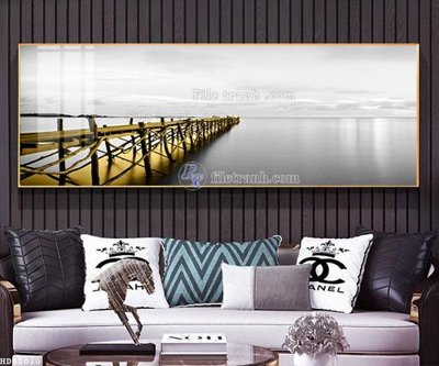 File in trần File bộ tranh treo hiện đại HD42020 (bản gốc) phong cảnh