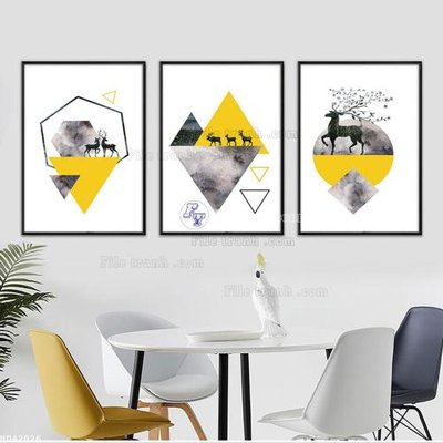 Download file File bộ tranh treo hiện đại HD42026 (chất lượng in ấn)