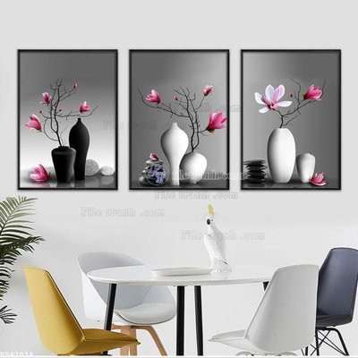 File gốc File bộ tranh treo hiện đại HD42034 (phong cách) châu Âu