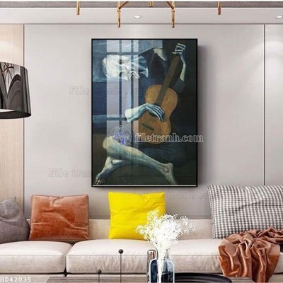 File tranh File bộ tranh treo hiện đại HD42035 (ảnh gốc) in trần xuyên sáng