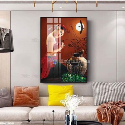 File ảnh File bộ tranh treo hiện đại HD42050 (gốc) in biển hiệu