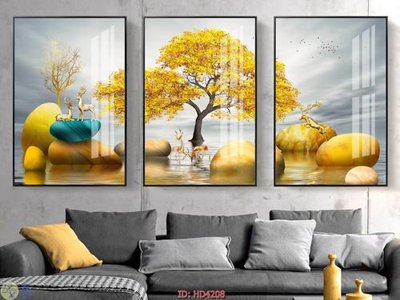 File PSD File tranh treo hiện đại HD4208 (nguyên gốc) chất lượng cao