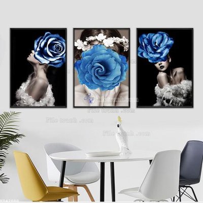 File gốc File bộ tranh treo hiện đại HD42080 (PNG) chất lượng cao