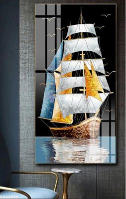 File tranh File bộ tranh treo hiện đại HD42095 (file gốc) chủ đề phong thủy