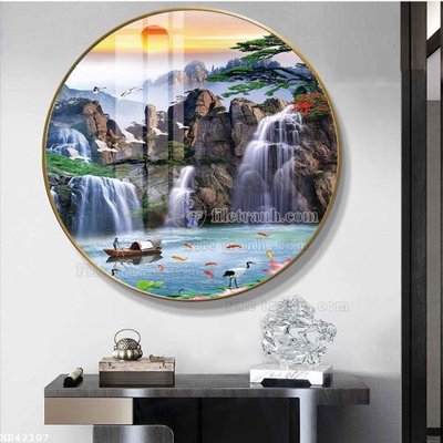 File in trần File bộ tranh treo hiện đại HD42107 (file gốc) chủ đề vũ trụ