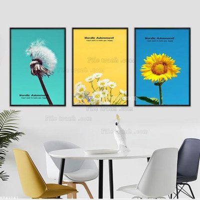 File in trần File bộ tranh treo hiện đại HD42141 (file gốc) xuyên sáng