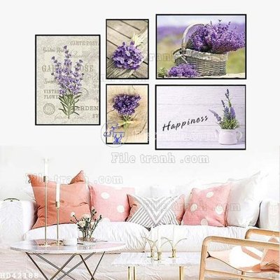 File gốc File bộ tranh treo hiện đại HD42188 (in mica) làm bảng hiệu
