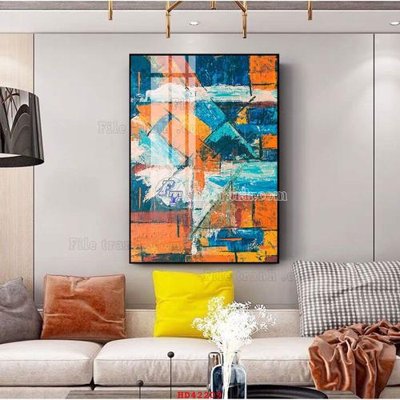 File gốc File tranh hiện đại treo tường HD42209 (in tráng gương) sang trọng