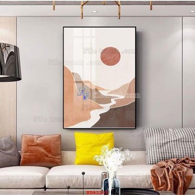 File gốc in tráng gương File tranh hiện đại treo tường HD42292 chi tiết