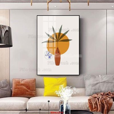 File gốc File tranh hiện đại treo tường HD42296 (cho in 3D) độc đáo