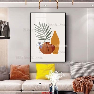 File tranh File tranh hiện đại treo tường HD42297 (bản gốc) in lụa 5D