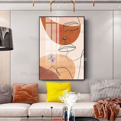 Cung cấp file tranh gốc File tranh hiện đại treo tường HD42341 độc quyền