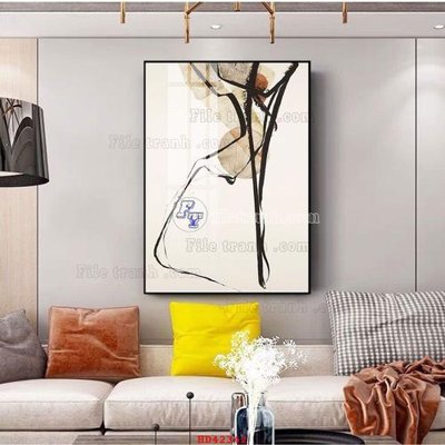 File in ấn File tranh hiện đại treo tường HD42342 (bản gốc) chất lượng cao