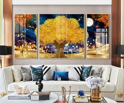 File in ấn File tranh hiện đại treo tường HD42376 chuyên nghiệp