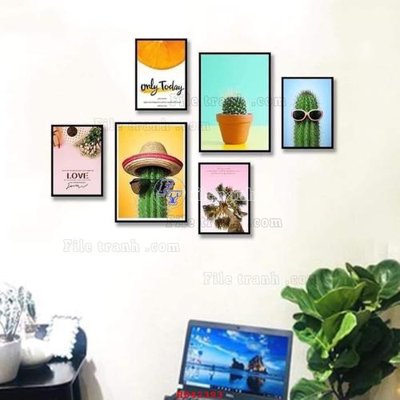 File gốc File tranh hiện đại treo tường HD42393 (chuẩn CMYK) cho nhà in