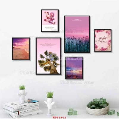 File tranh File tranh hiện đại treo tường HD42402 (ảnh gốc) in trần xuyên sáng
