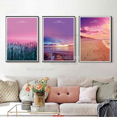 File gốc File tranh hiện đại treo tường HD42440 (phiên bản chuẩn) để in ấn