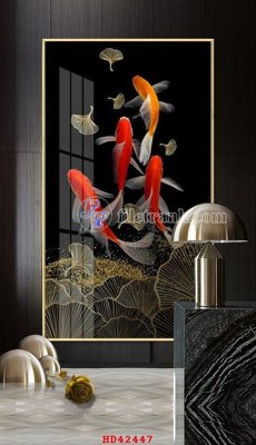 File in trần File tranh hiện đại treo tường HD42447 (bản gốc 3D) sống động