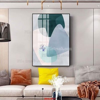 File in lụa File tranh hiện đại treo tường HD42459 (chất lượng cao) File tranh hiện đại treo tường HD42459