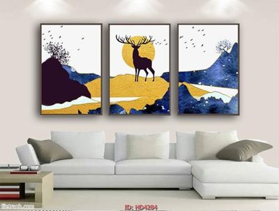 File PSD Tranh bộ hiện đại HD4284 (bản gốc) cho nhà in