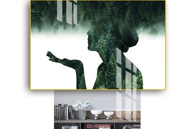 File gốc Tranh bộ hiện đại HD4309 (cho in 3D) độc đáo