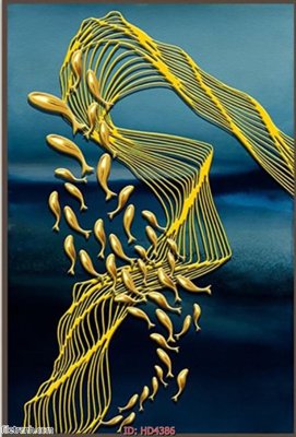 File in ấn cao cấp Tranh bộ hiện đại HD4386 (file gốc)