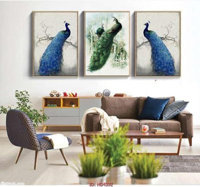 File tranh Tranh bộ hiện đại HD4392 (ảnh gốc) in trần 3D