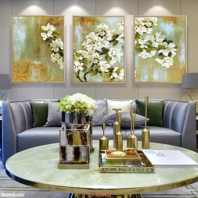 File gốc Tranh bộ hiện đại HD4432 (in lụa) trang trí tường