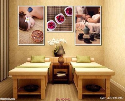 File ảnh Tranh bộ hiện đại HD4441 (gốc) cho trang trí nhà hàng