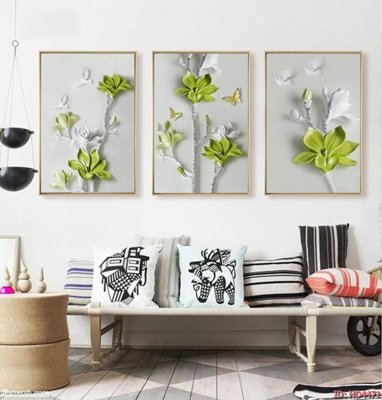 File gốc Tranh bộ hiện đại HD4471 (in lụa) tranh phong thủy