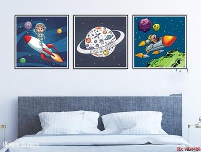 File gốc Tranh bộ hiện đại HD4488 (chủ đề hiện đại) trang trí