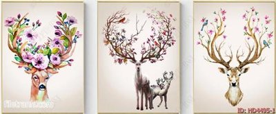 Tải file PSD Tranh bộ hiện đại HD4495 (nguyên layer) để in