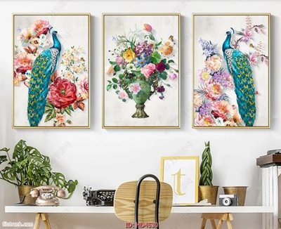 File ảnh Tranh bộ hiện đại HD4530 (gốc) in standee