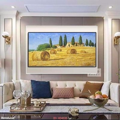 File in trần Tranh bộ hiện đại HD4535 (bản gốc) 5D