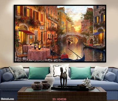 File gốc Tranh bộ hiện đại HD4536 (ảnh chi tiết) để in lụa