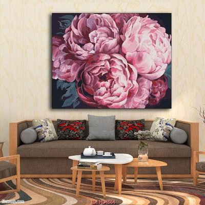 File in trần Tranh bộ hiện đại HD4564 (bản gốc) phong cảnh