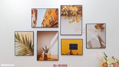 File gốc Tranh bộ hiện đại HD4568 (in 3D) cho trang trí