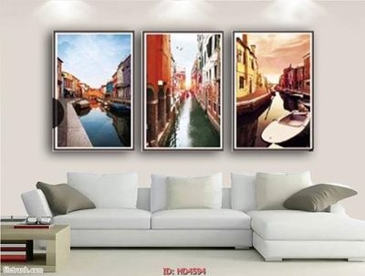 File in mica Tranh bộ hiện đại HD4594 (ảnh gốc) đẹp