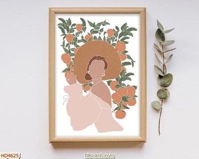 File gốc Tranh bộ hiện đại HD4625 (phong cách) tối giản