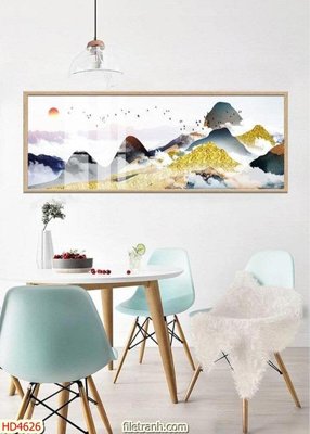 Tải file Tranh bộ hiện đại HD4626 (ảnh gốc) in tráng gương