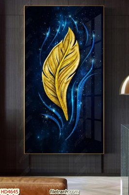 Download file gốc Tranh bộ hiện đại HD4645 (in mica) trong suốt