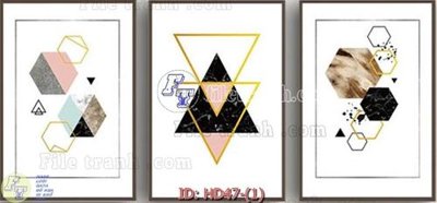 File gốc File tranh hiện đại HD47 (bản quyền) cho in ấn