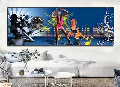 File gốc Tranh bộ hiện đại HD4707 (phong cách) châu Âu