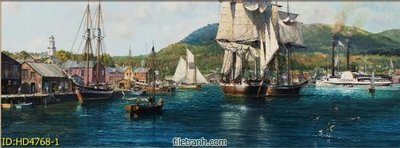 File gốc in mica Tranh bộ hiện đại HD4768 chất lượng