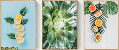 File in trần Tranh bộ hiện đại HD4774 (bản gốc) hoa văn